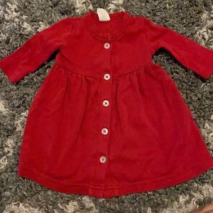 Kate quinn red cotton dress size 3-6